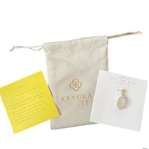 NWT Mothers Causes Charm Gold Ivory Mother of Pearl Kendra Scott